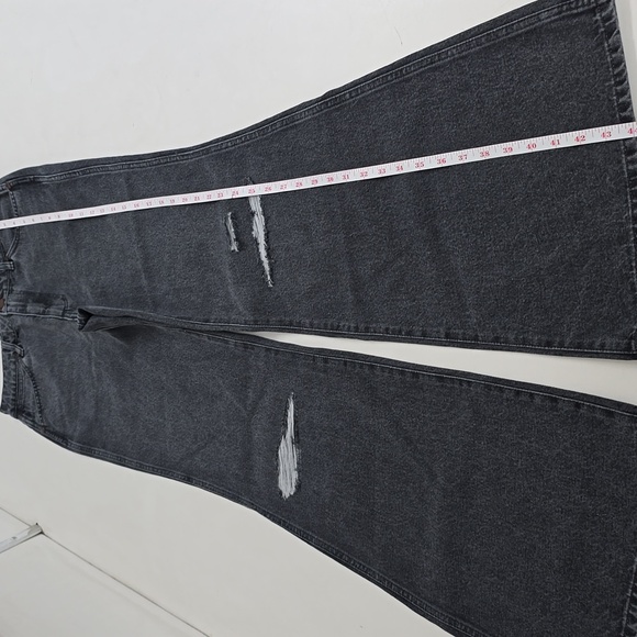 Wrangler Wanderer 622 High Flare Gray Denim Jeans - Picture 3 of 16